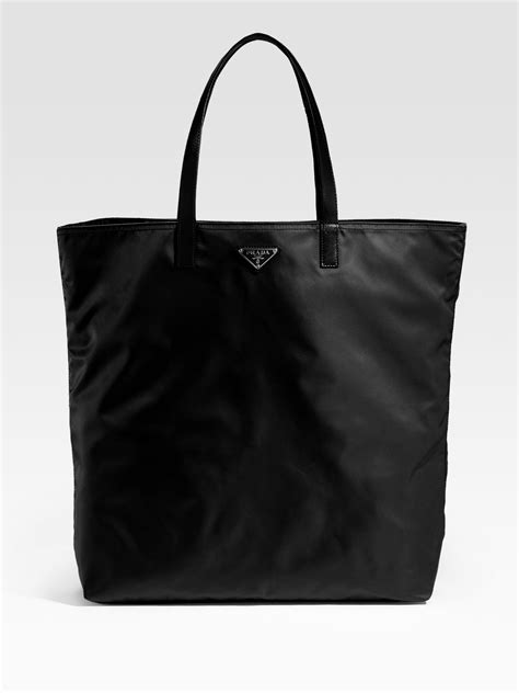 prada sport black nylon|Prada nylon tote bag black.